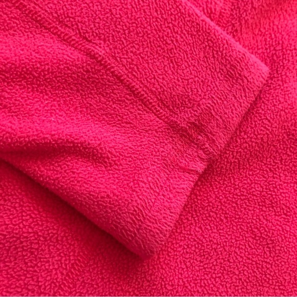 The North Face Red Fleece Half Zip Polartec Sweater - Picture 11 of 13